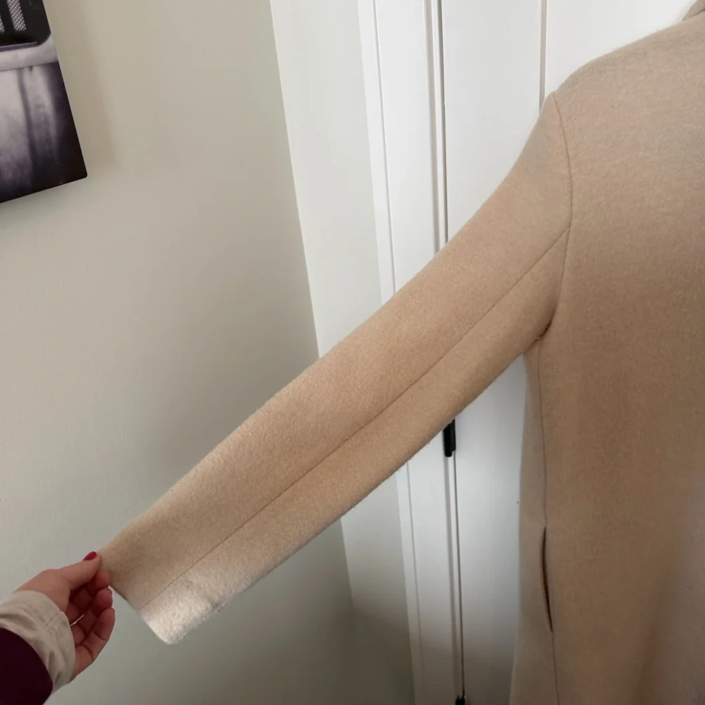 Aritzia Wilfred cream Pea Coat, GUC, Sz S, - Picture 6 of 12